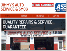 Tablet Screenshot of jimmysautoelectric.com